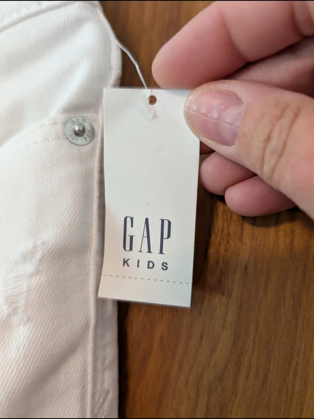 GAP White Kid's Skinny Jeans size 8 Slim